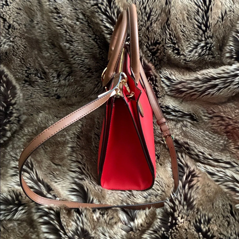Michael Kors Scarlet and Brown Satchel/ shoulder strap bag - Picture 3 of 10